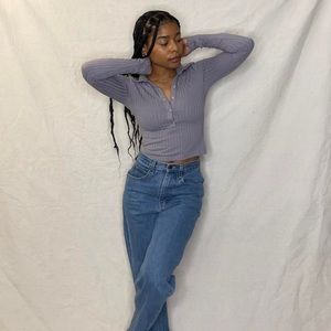 ASOS 4505 Lavender Crop Top